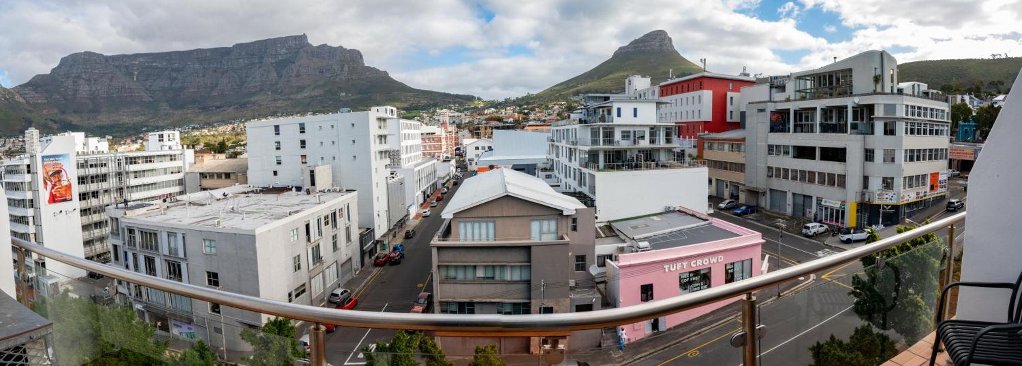 Appartement Cbd Loft With Mountain View, Balcony, Aircon, Parking Kaapstad