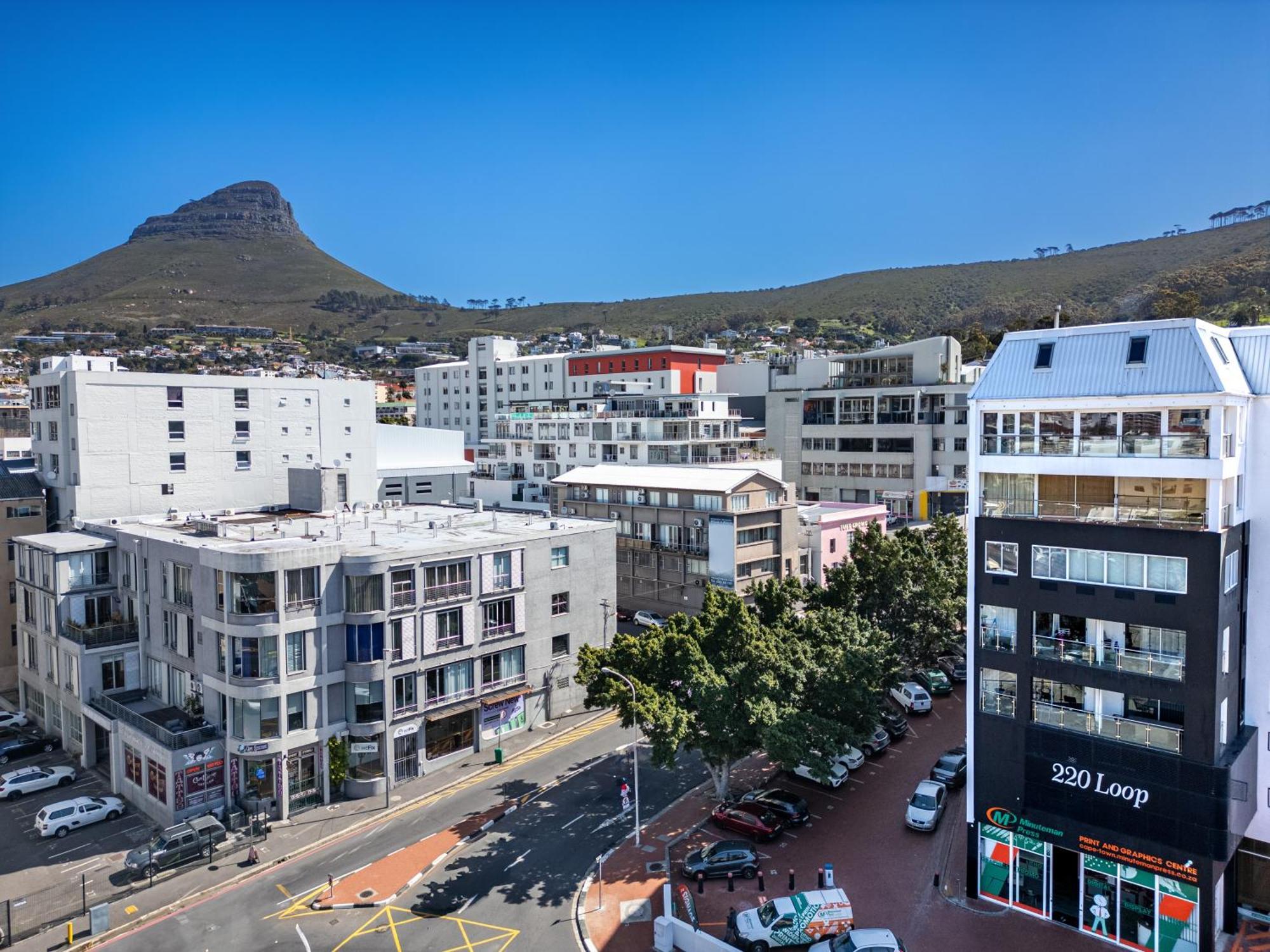 Appartement Cbd Loft With Mountain View, Balcony, Aircon, Parking Kaapstad